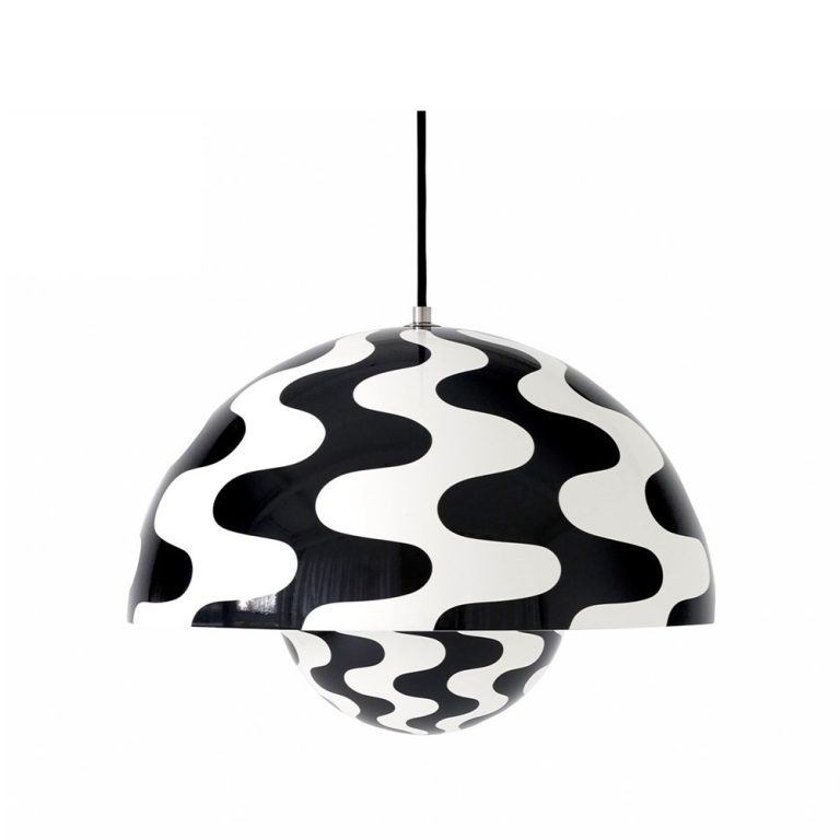 &Tradition FlowerPot pendant VP7 Black-White