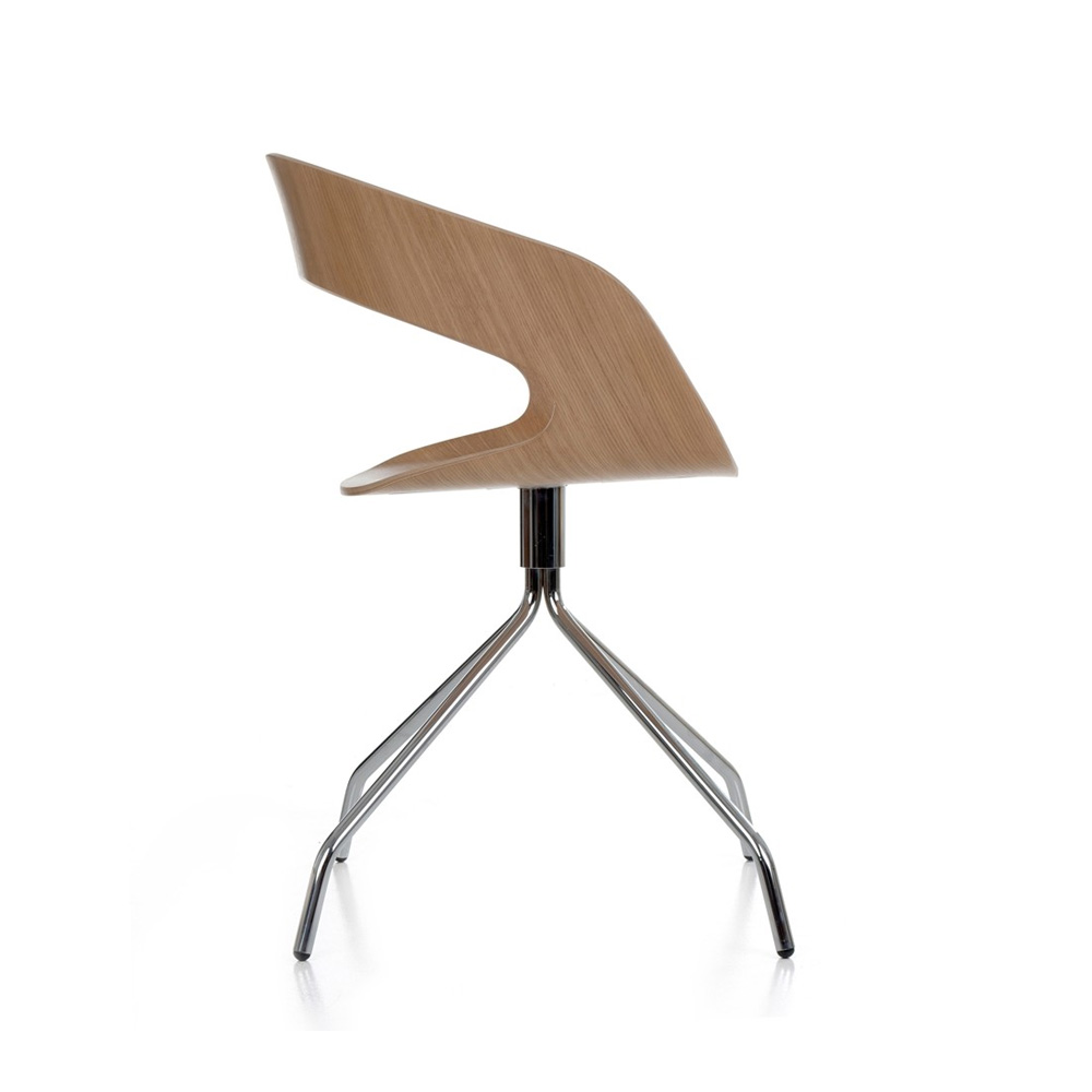 11_Ply_Collection_Chat_swivel_oak_02 - Edella Plycollection Chat swivel istuin oak / jalusta chromed