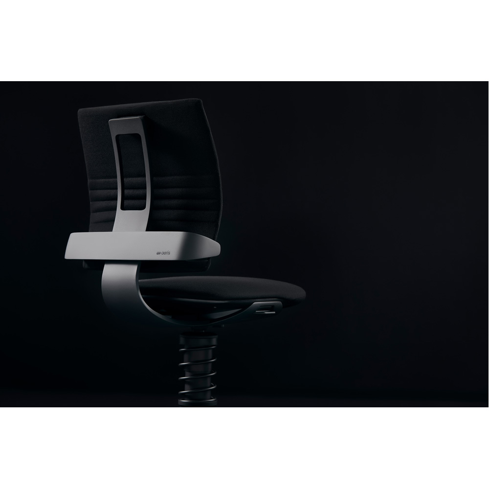 Aeris_3Dee_aktiivituoli_tasapainotuoli_toimistotuoli_työtuoli_neuvottelutuoli_kokoustuoli_07 - Edella Aeris 3Dee Black työtuoli / aktiivituoli