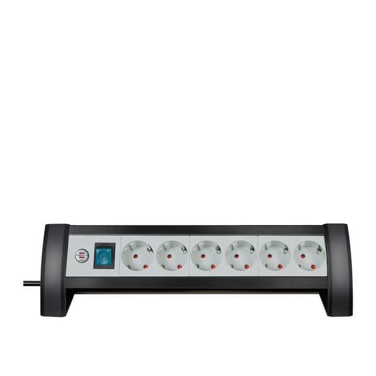 Brennenstuhl Premium-Office-Line extension socket 6-way jatkojohto työpöydälle