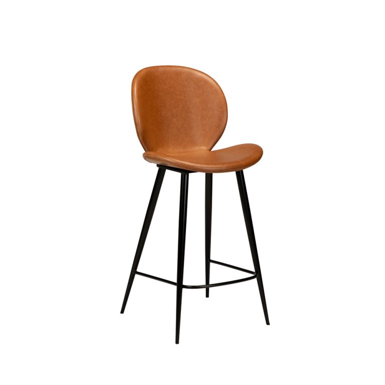 Danform CLOUD COUNTER STOOL Baarituoli matala vintage light brown artificial leather
