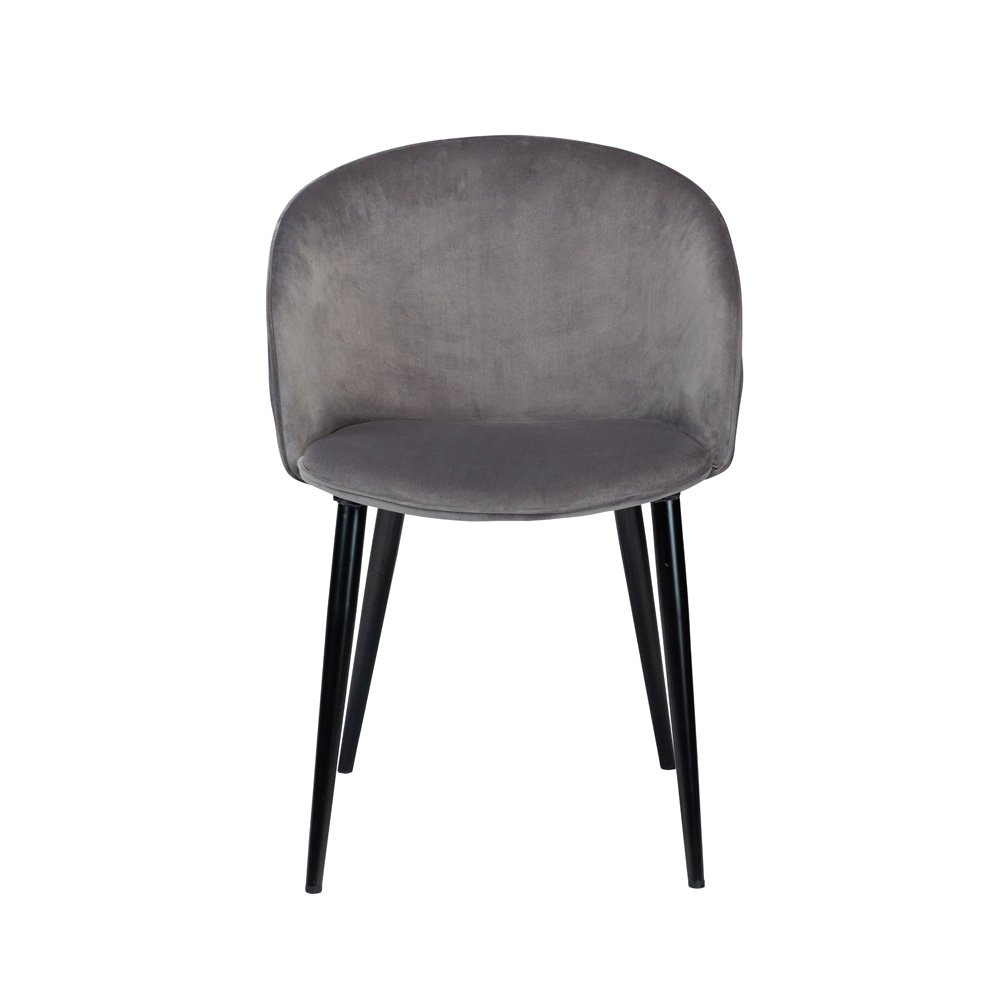 Danform_DUAL_CHAIR_RAVINTOLATUOLI_KAHVILATUOLI_alu_velvet_w_black_metal_legs_04 - Edella Dan-Form Dual Chair tuoli sametti