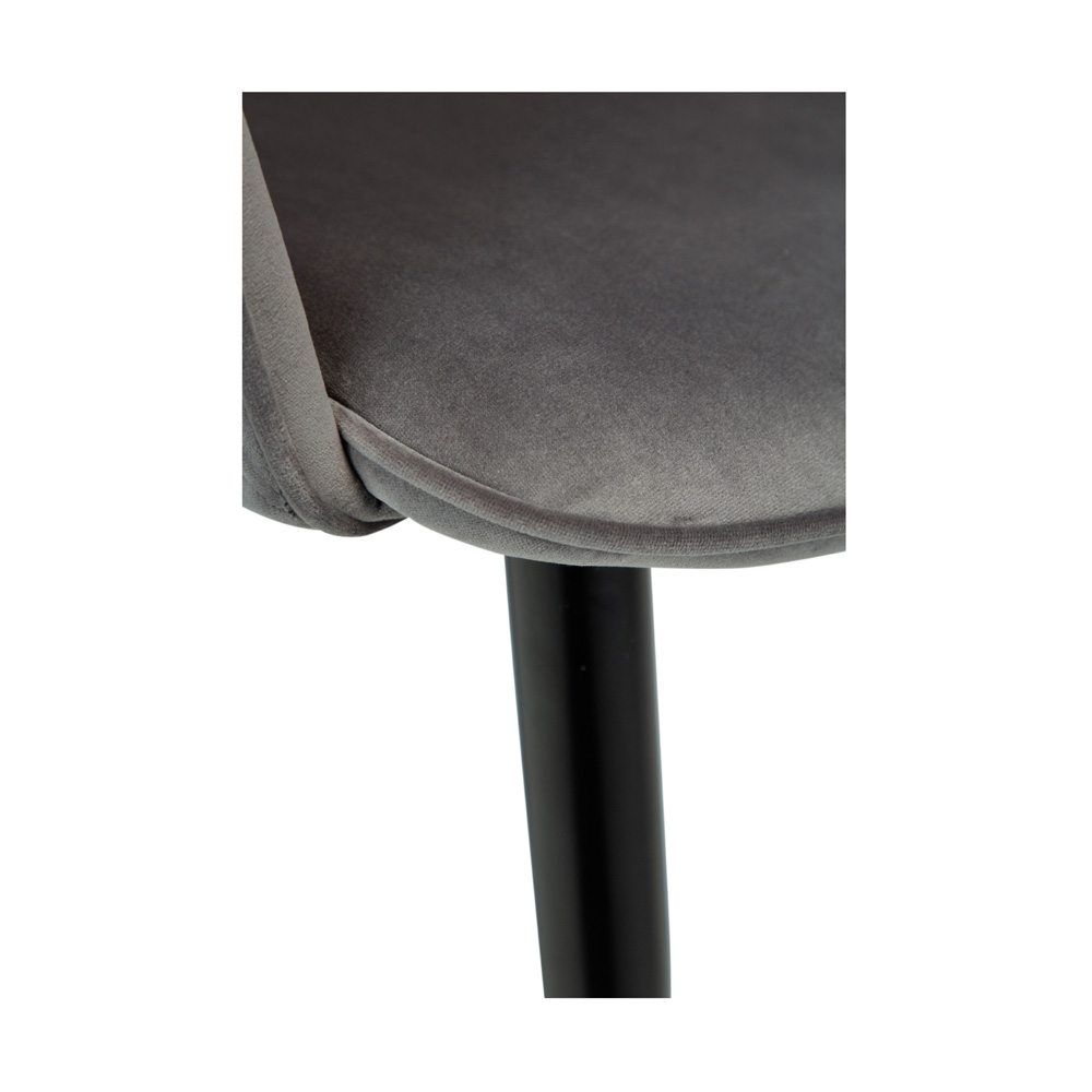 Danform_DUAL_CHAIR_RAVINTOLATUOLI_KAHVILATUOLI_alu_velvet_w_black_metal_legs_08 - Edella Dan-Form Dual Chair tuoli sametti