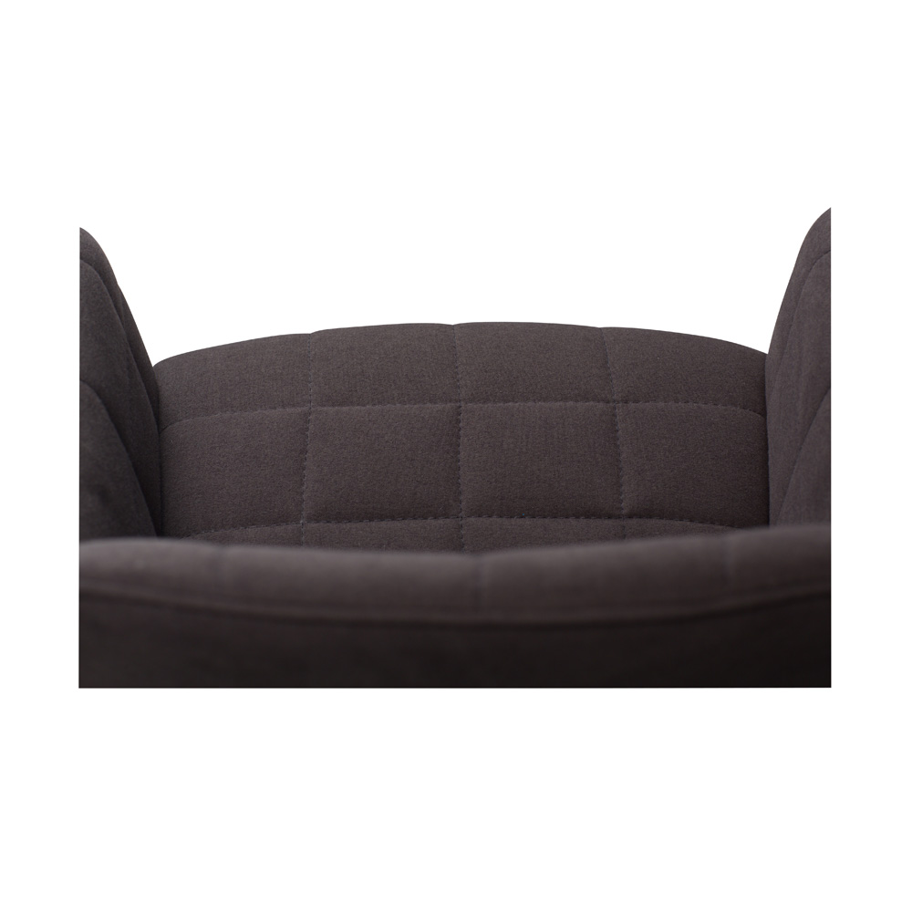 Danform_EMBRACE_CHAIR_RAVINTOLATUOLI_meteorite_black_fabric_w_black_legs_06 - Edella Dan-Form Embrace Armchair tuoli kangas