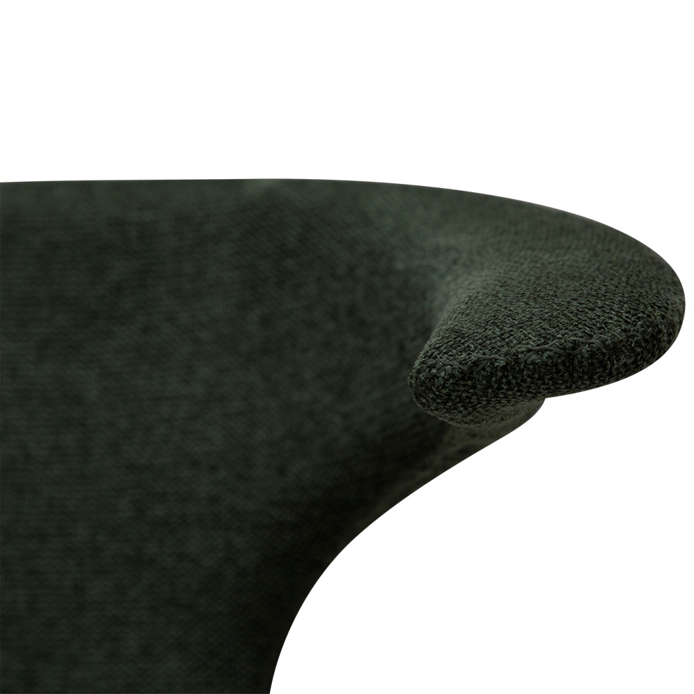 Danform_FLAIR_CHAIR_ravintolatuoli_kahvilatuoli_sage_green_fabric_kangas_mustilla_metallijaloilla_06 - Edella Dan-Form Flair Chair tuoli kangas
