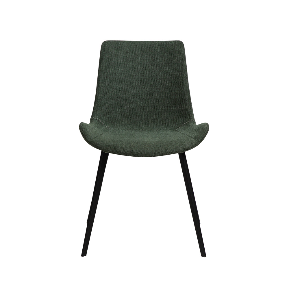 Danform_HYPE_CHAIR_ravintolatuoli_kahvilatuoli_sage_green_fabric_kangas_mustilla_metallijaloilla_02 - Edella Dan-Form Hype Chair tuoli kangas