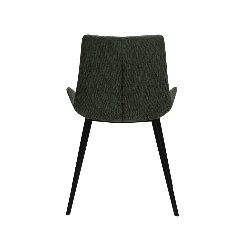 Danform_HYPE_CHAIR_ravintolatuoli_kahvilatuoli_sage_green_fabric_kangas_mustilla_metallijaloilla_04 - Edella Dan-Form Hype Chair tuoli kangas