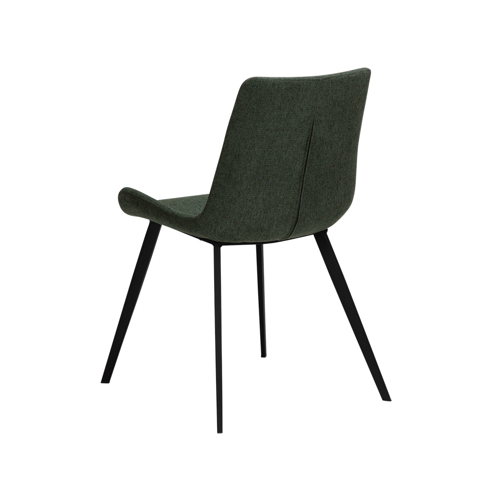 Danform_HYPE_CHAIR_ravintolatuoli_kahvilatuoli_sage_green_fabric_kangas_mustilla_metallijaloilla_05 - Edella Dan-Form Hype Chair tuoli kangas
