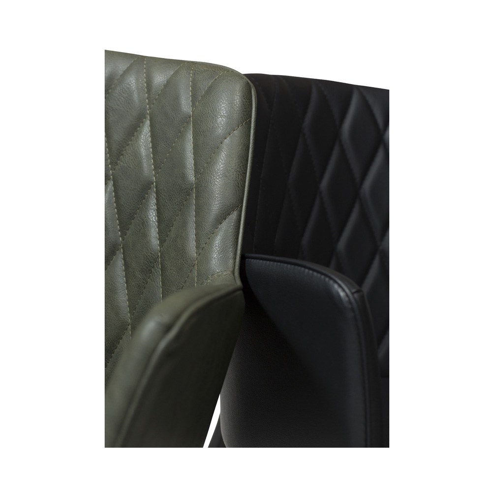 Danform_ROMBO_CHAIR_RAVINTOLATUOLI_KAHVILATUOLI__art_leather_w_black_legs_01 - Edella Dan-Form Rombo Chair tuoli keinonahka