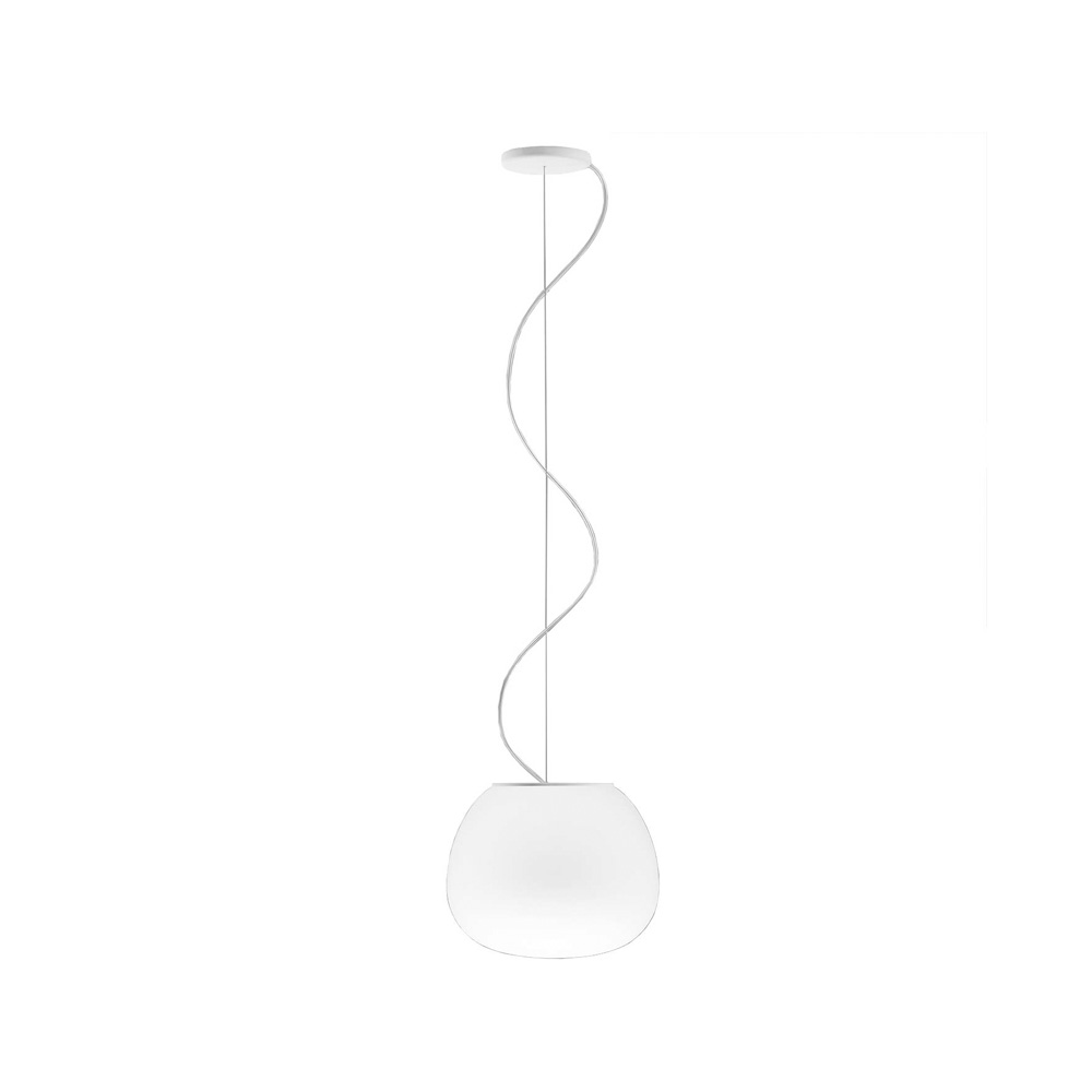 Fabbian_Lumi_Mochi_Pendant_Light_valkoinen_lasi_riippuvalaisin_01 - Edella Fabbian Lumi Mochi Pendant Light riippuvalaisin