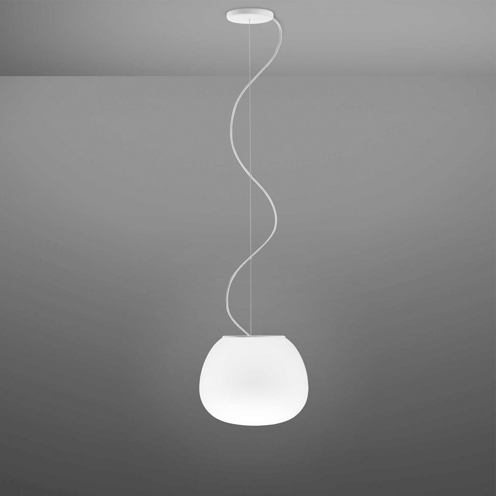 Fabbian_Lumi_Mochi_Pendant_Light_valkoinen_lasi_riippuvalaisin_02 - Edella Fabbian Lumi Mochi Pendant Light riippuvalaisin