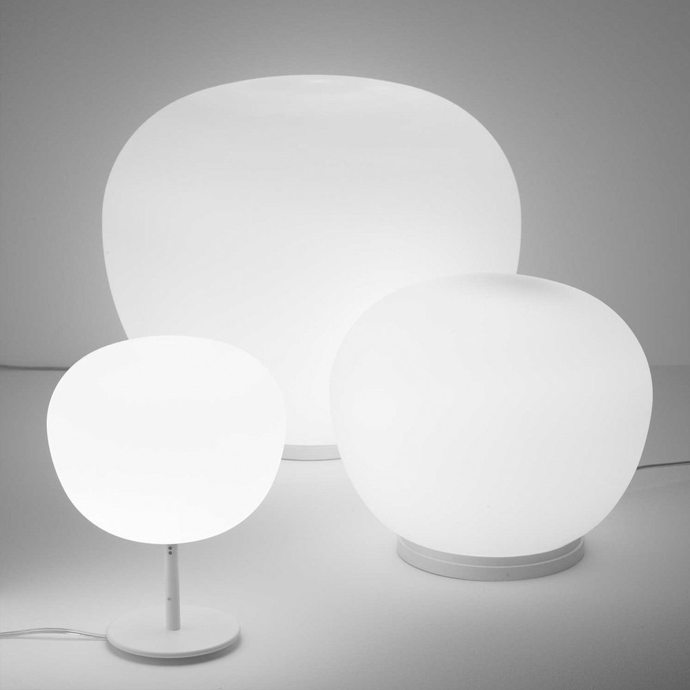 Fabbian_Lumi_Mochi_Table_Lamp_1_pöytävalaisin_pöytälamppu_lasikuvulla_lasivarjostin_03 - Edella Fabbian Lumi Mochi Table Lamp pöytävalaisin