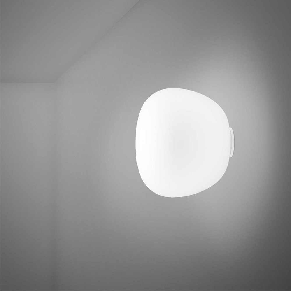 Fabbian_Lumi_Mochi_Wall_Light-Ceiling_Light_seinävalaisin_kattovalaisin_lasikuvulla_lasivarjostin_07 - Edella Fabbian Lumi Mochi Wall Light/Ceiling Light katto/seinävalaisin