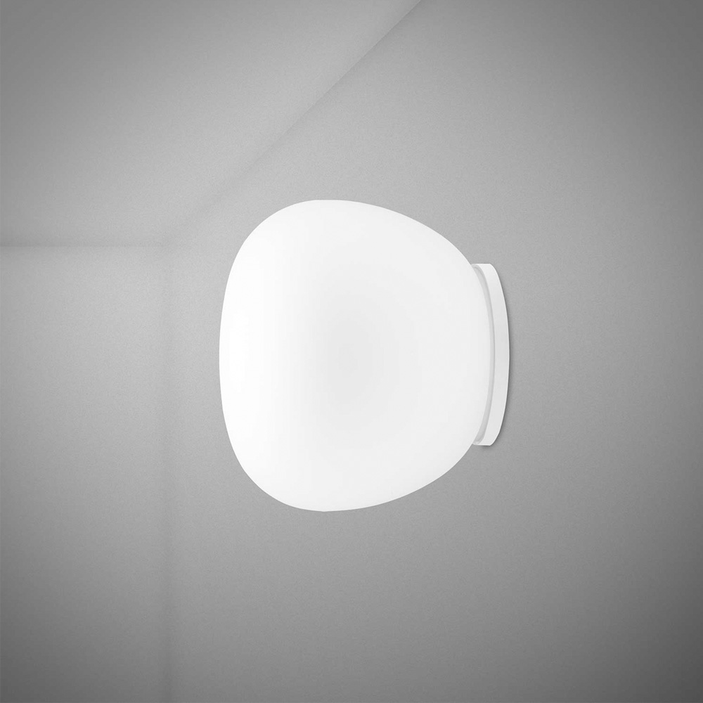 Fabbian_Lumi_Mochi_Wall_Light-Ceiling_Light_seinävalaisin_kattovalaisin_lasikuvulla_lasivarjostin_08 - Edella Fabbian Lumi Mochi Wall Light/Ceiling Light katto/seinävalaisin