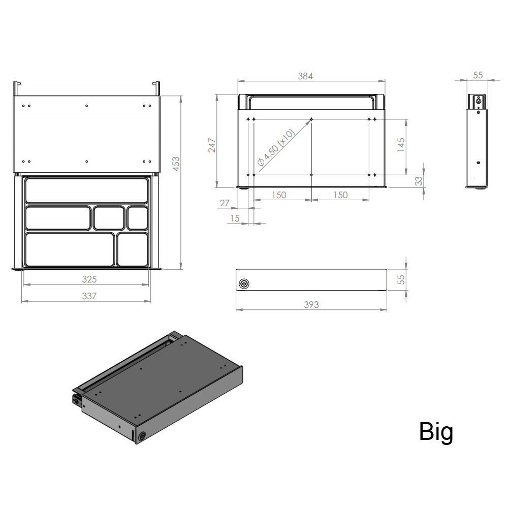 Götesson_PEN_DRAWER_WITH_LOCK_pöytään_kiinnitettävä_lukittava_säilytyslaatikko_Big_01 - Edella Götessons Pen Drawer With Lock säilytyslaatikko