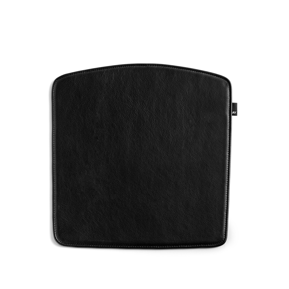 Hay_Elementaire_Seat_pad_black_leather_WB - Edella Hay Élémentaire Seat Pad Indoor istuinpehmuste