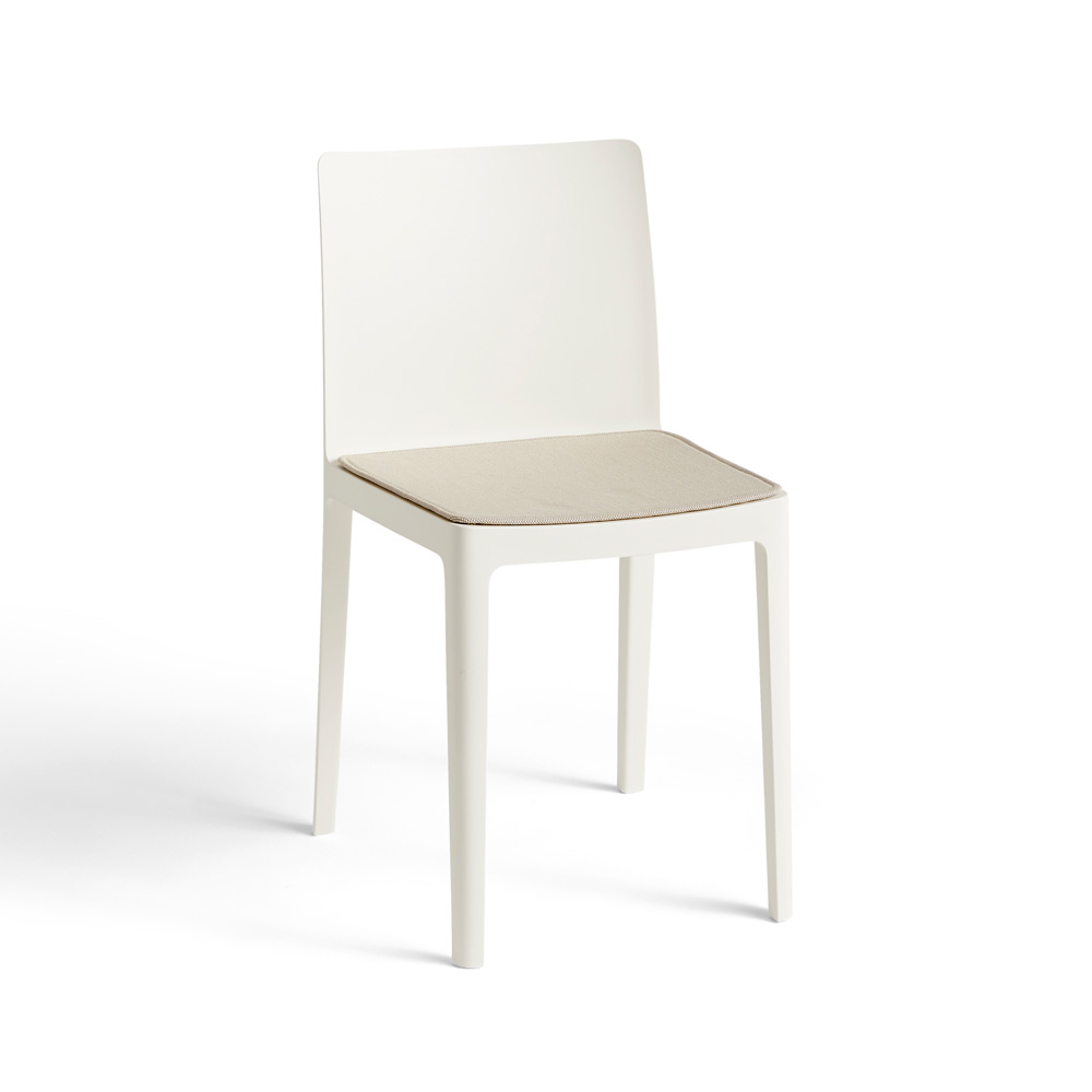 Hay_Elementaire_chair_cream_white_Seat_pad_Steelcut_Trio_205_W_01 - Edella Hay Élémentaire Seat Pad Indoor istuinpehmuste