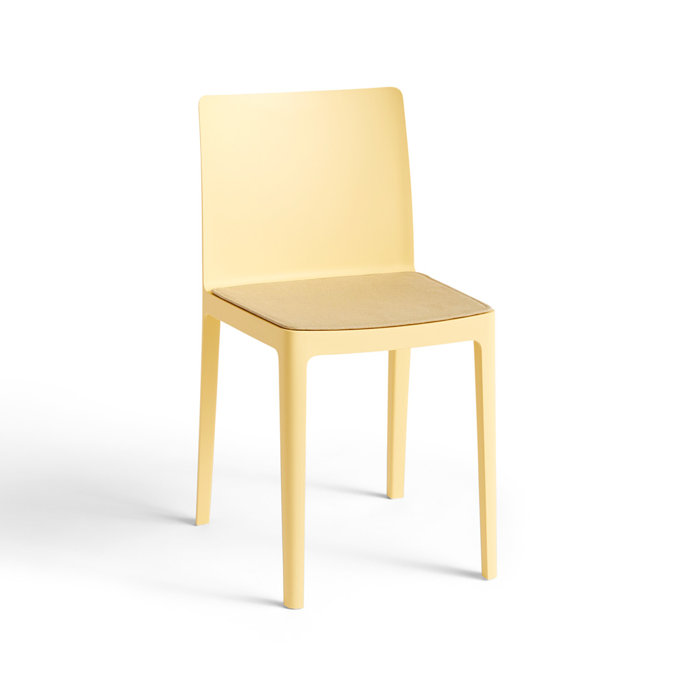 Hay_Elementaire_chair_light_yellow_Seat_pad_Steelcut_Trio_236_WB_01 - Edella Hay Élémentaire Seat Pad Indoor istuinpehmuste