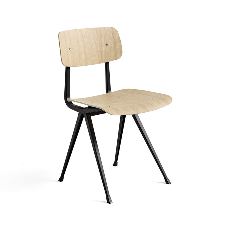 Hay Result tuoli oak/black