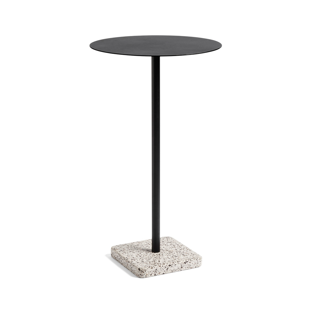 Hay Terrazzo High Table 105 cm korkea pyöreä pöytä (Ø60 cm)
