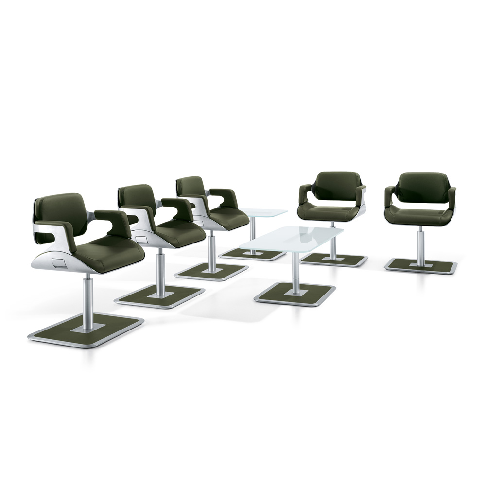 Interstuhl_Silver_810S_nojatuoli_aulatuoli_loungetuoli_neuvottelutuoli_kokoustuoli_asiakastuoli_harjattu_alumiini_oliivi_nahka_07 - Edella Interstuhl Silver 810S nojatuoli