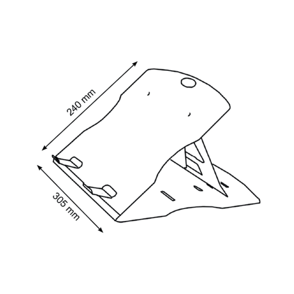 Kondator_Ahaa_Turn-o-Flex_LapTop_Stand_kokoontaittuva_kannettavan_tietokoneen_pöytäteline_pyörivällä_alustalla_05 - Edella Forming Function Axessline Turn-o-Flex kannettavan tietokoneen pyörivä pöytäteline