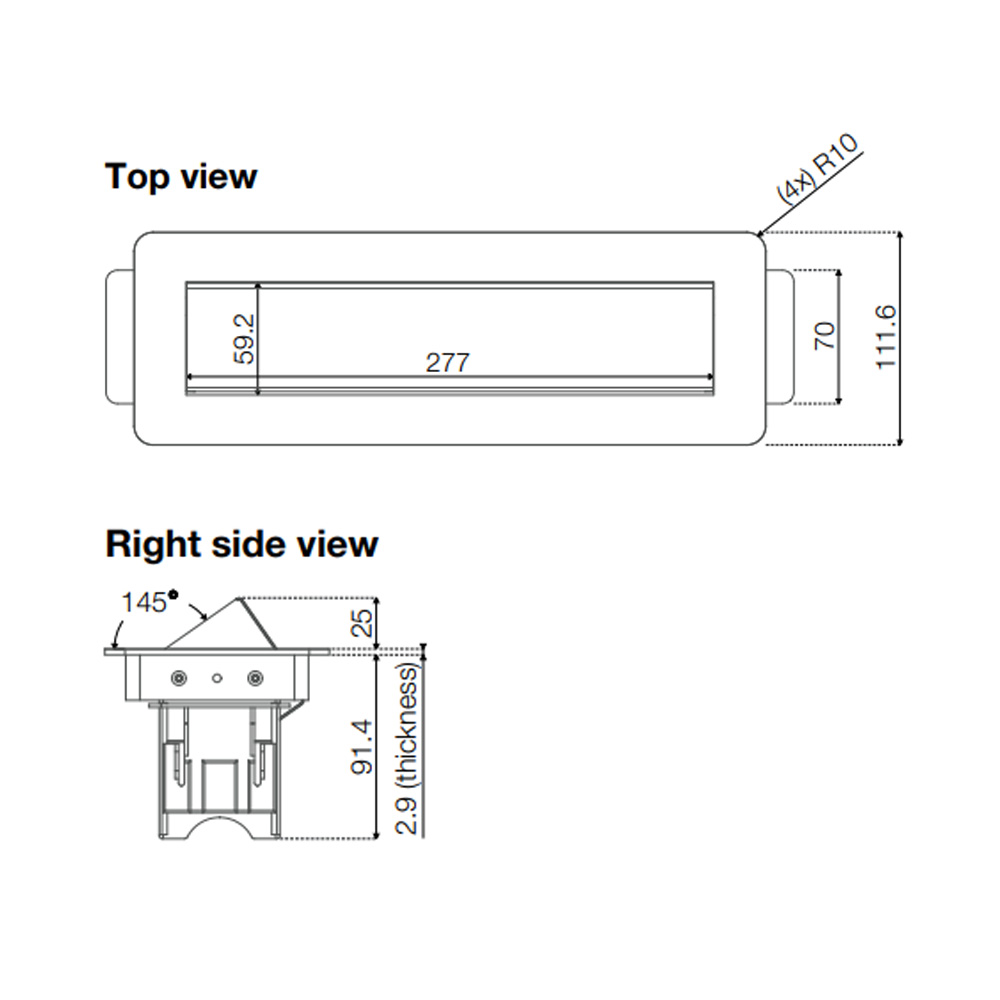Kondator_Axessline_QuickBox-3Power_2USB_1Data_1HDMI_pistorasialuukku_jatkojohto_pöytäpistorasia_neuvottelu_työpöytään_09 - Edella Forming Function Axessline QuickBox F400 pistorasialuukku