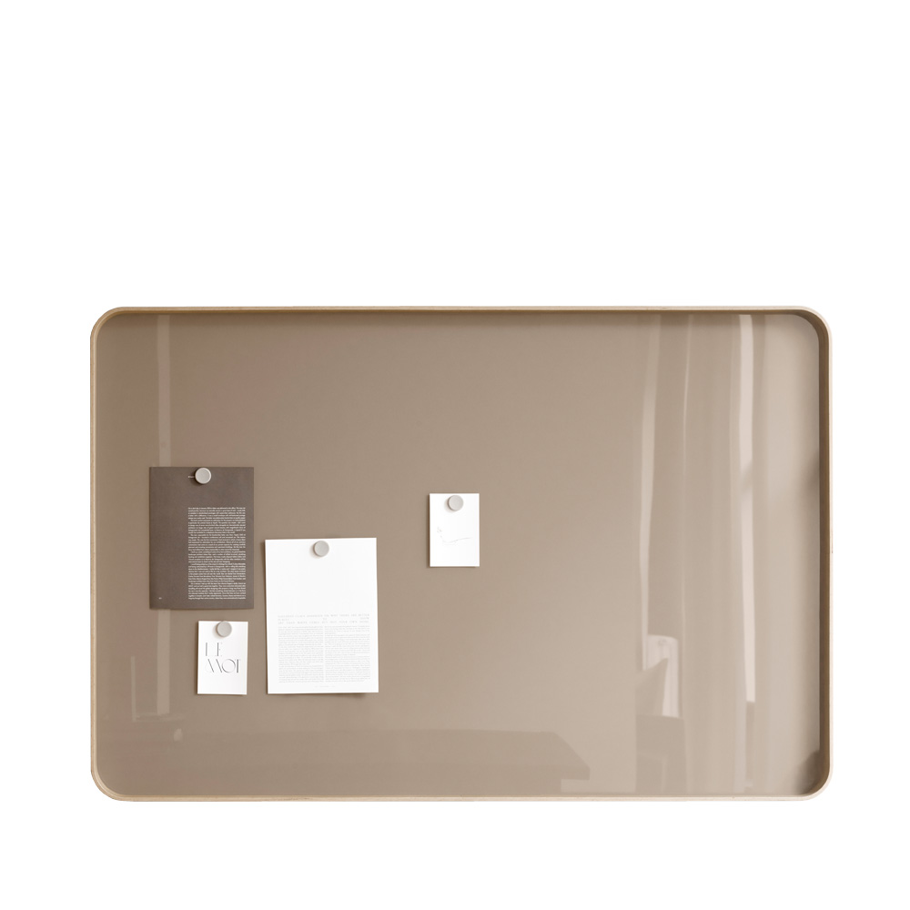 Lintex_Frame_magneettinen_lasitaulu_kirjoitustaulu_seinäkirjoitustaulu_tammi_puukehys_seinälle_01 - Edella Lintex Frame lasitaulu tammikehyksellä (useita kokoja)