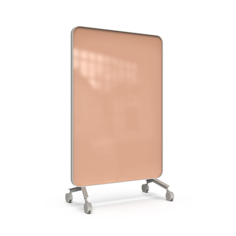 Lintex_Frame_mobile_lasitaulu_kirjoitustaulu_puukehyksellä_tammi_puujaloilla_pyörillä_liikuteltava_siirrettävä_19 - Edella Lintex Frame Mobile 1200 x 1960 mm siirreltävä kaksipuolinen lasitaulu harmaa