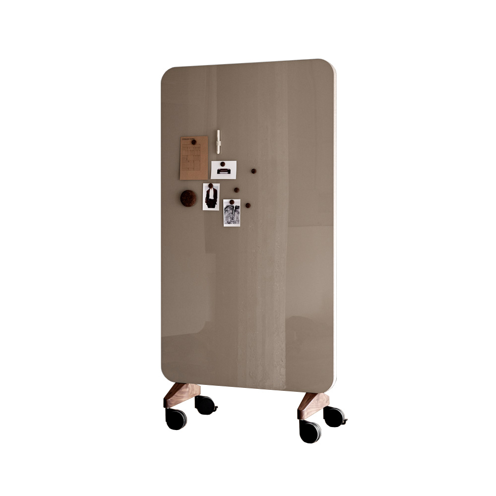 Lintex Mood Fabric Mobile 1000 x 1960 mm siirreltävä akustoiva lasitaulu puujalat