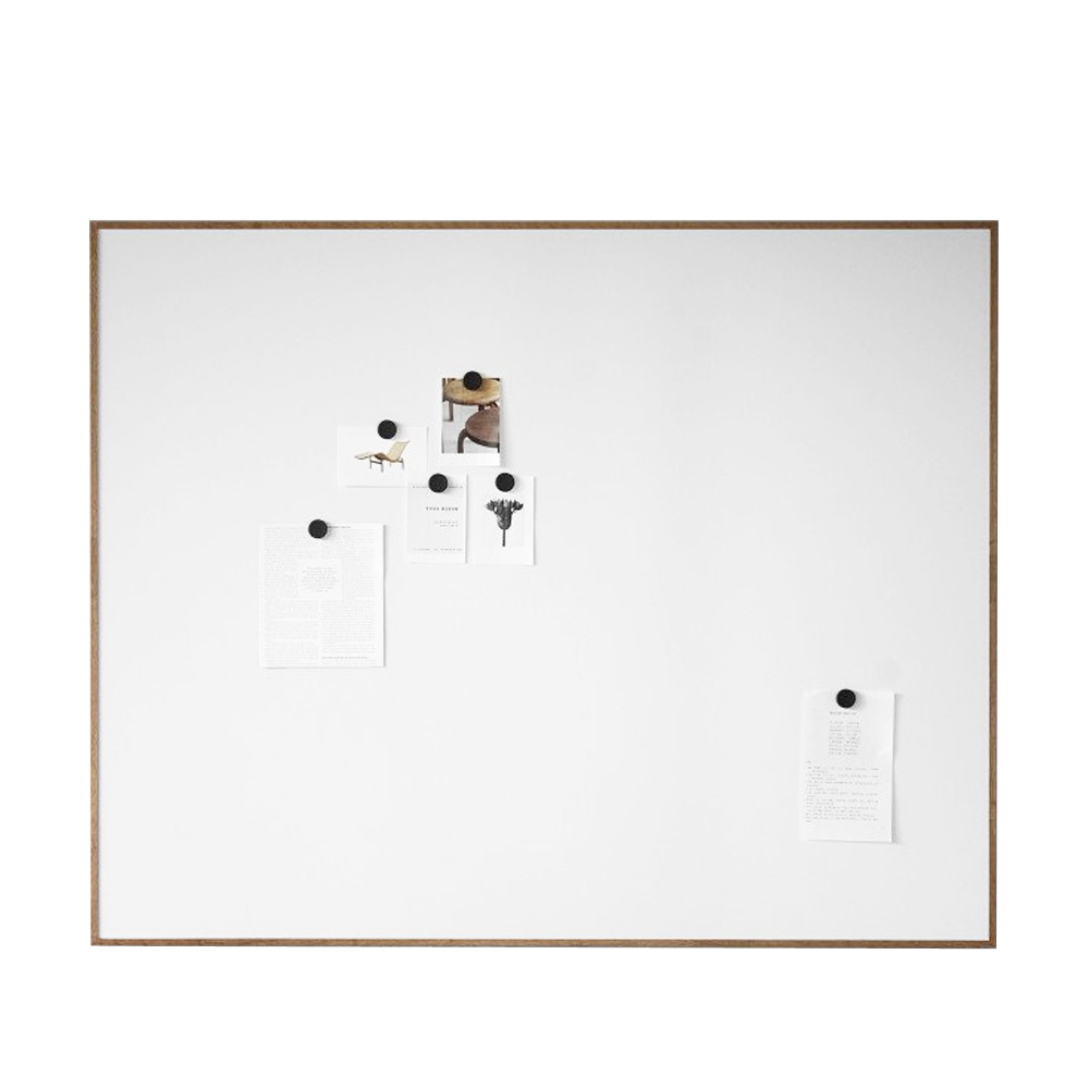 Lintex_Wood_whiteboard_Teräsemalipintainen_kirjoitustaulu_valkotaulu_esitystaulu_tussitalua_tammikehys_01 - Edella Lintex Wood whiteboard teräsemaloitu kirjoitustaulu (useita kokoja)
