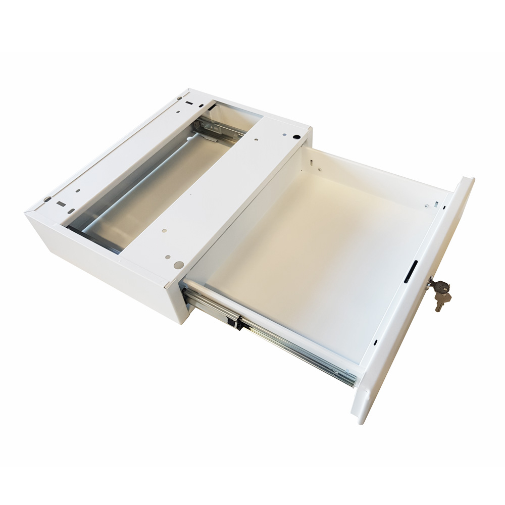 Metallo_Personal_drawer_lukittava_säilytyslaatikko_pöytään_kiinnitettävämetallilaatikko_02 - Edella SELECTed Metallo Personal Drawer säilytyslaatikko (varastotuote)