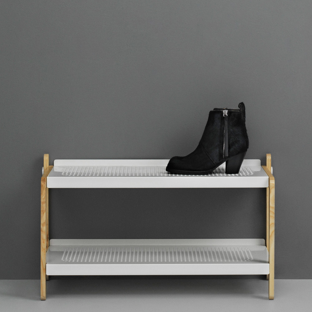 NC_SkoShoeRac_X_04 - Edella Normann Copenhagen Sko Shoe Rack White