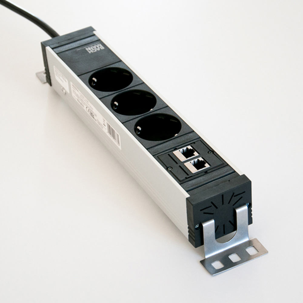 Narbutas_Bachmann_jatkojohto_virtalähde_jakorasia_Erthernet-liitimellä_ZZZ045-EU_01 - Edella Bachmann Power socket block 2 jatkojohto