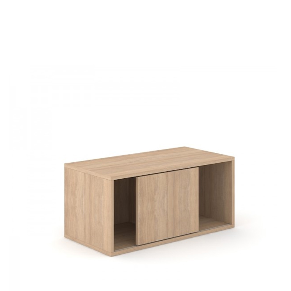 Narbutas_Choice_cabinet_sliding_C1S080 - Edella Narbutas Choice 80 matala liukuovikaappi