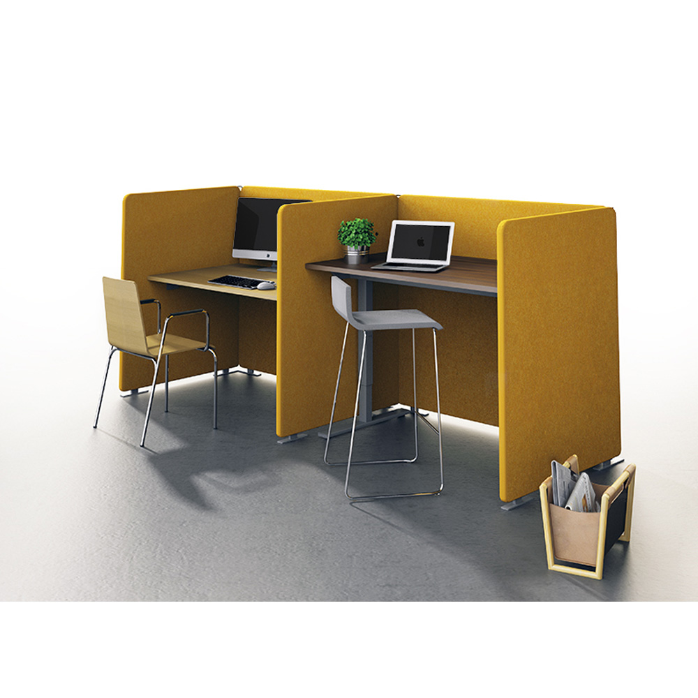 Narbutas_My_Space_Desking_ASS141_työpöytä_03 - Edella Narbutas My Space Desking työpöytä sermeillä (2 hlö)