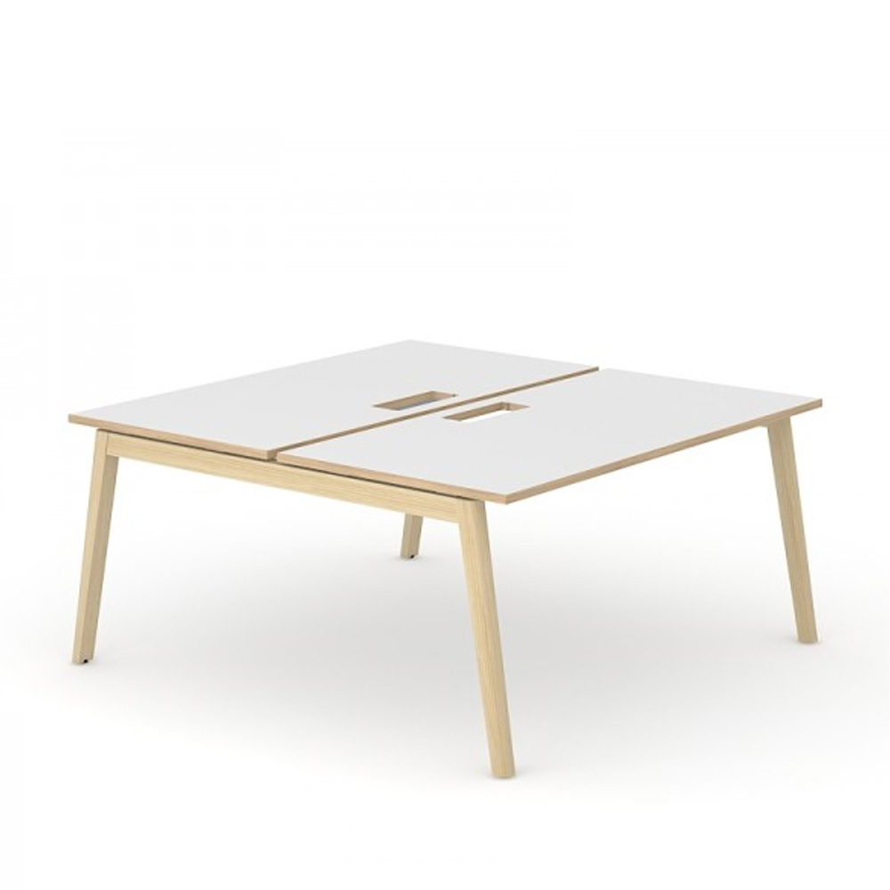 Narbutas_Nova_Wood_DNS125-W_työpöytä_01 - Edella Narbutas Nova Wood työpöytä (2 hlö)