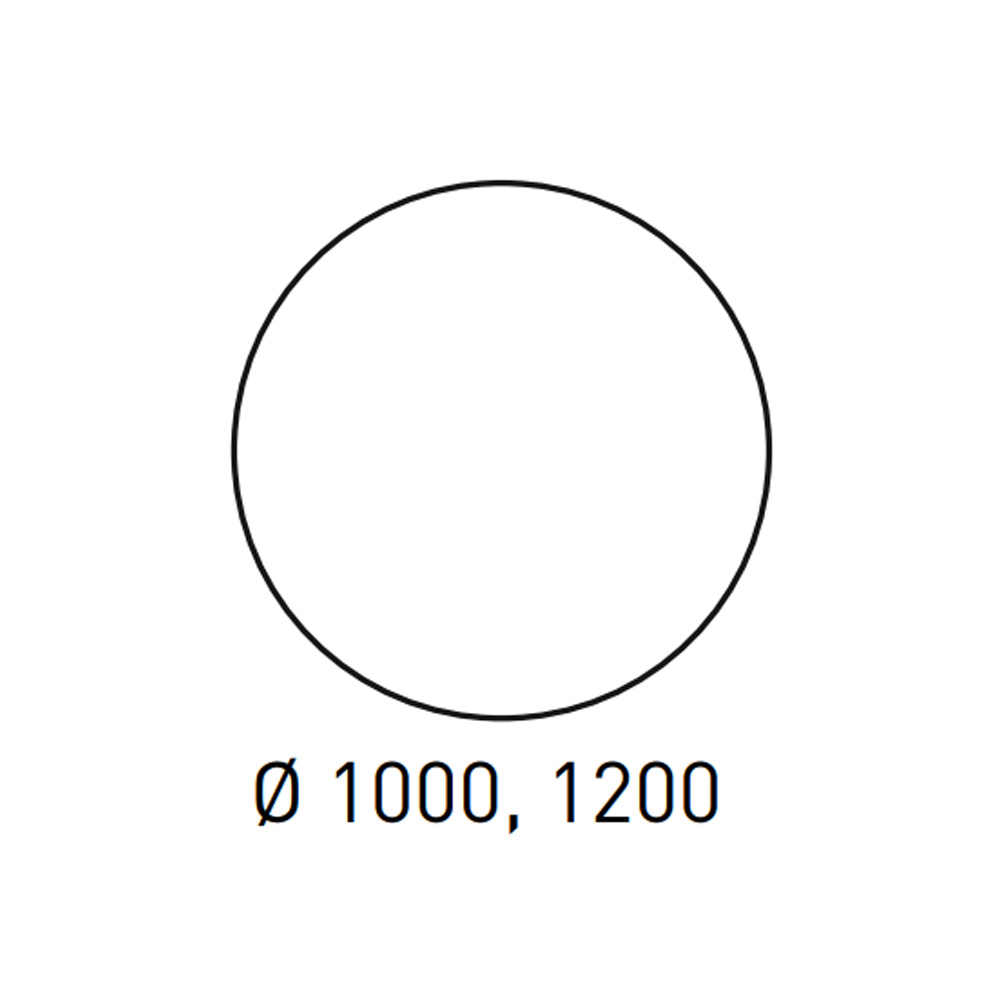 Narbutas Optima neuvottelupöytä pyöreä (4 hlö)