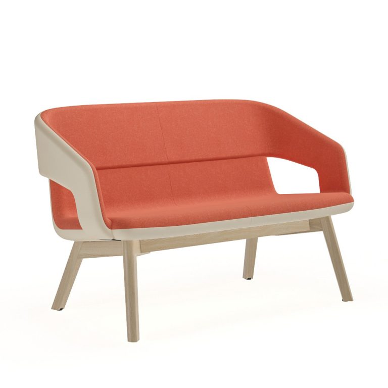 Narbutas Twist&Sit Soft 2-istuttava sohva puujaloilla