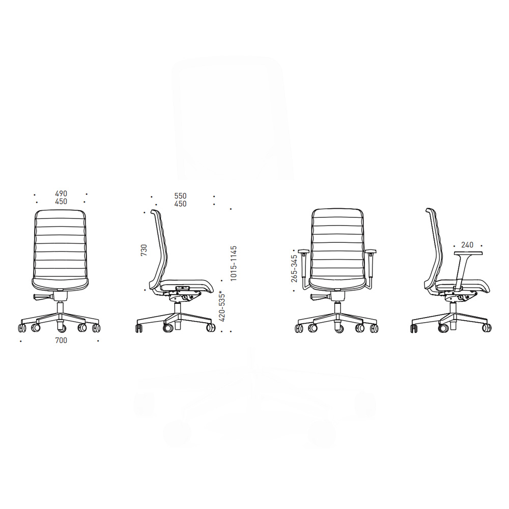 Narbutas_Wind_Comfort_kokoverhoiltu_ergonominen_työtuoli_toimistotuoli_pehmustetulla_selkänojalla_07 - Edella Narbutas Wind Comfort työtuoli