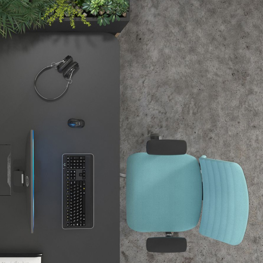 Narbutas_Wind_Comfort_kokoverhoiltu_ergonominen_työtuoli_toimistotuoli_pehmustetulla_selkänojalla_09 - Edella Narbutas Wind Comfort työtuoli