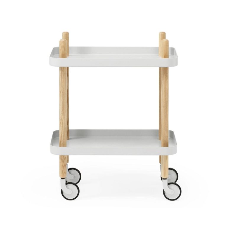 Normann Copenhagen Block Table Light Grey / Ash