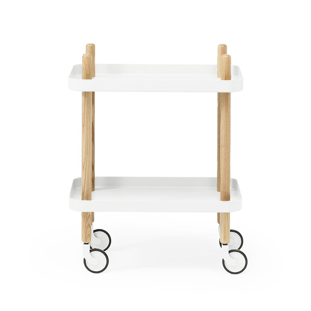 Normann Copenhagen Block Table White / Ash