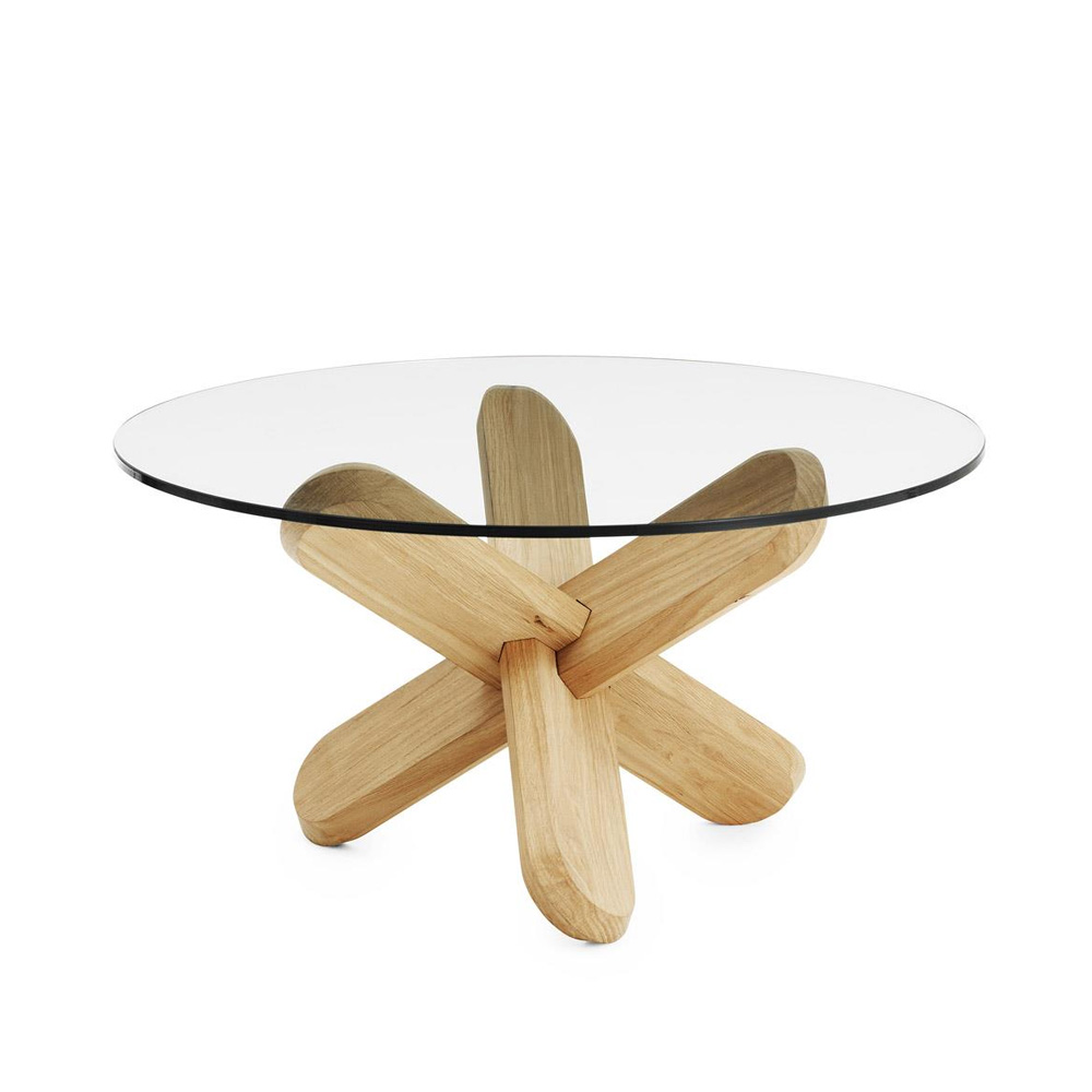 Normann Copenhagen Ding Table Clear/Oak