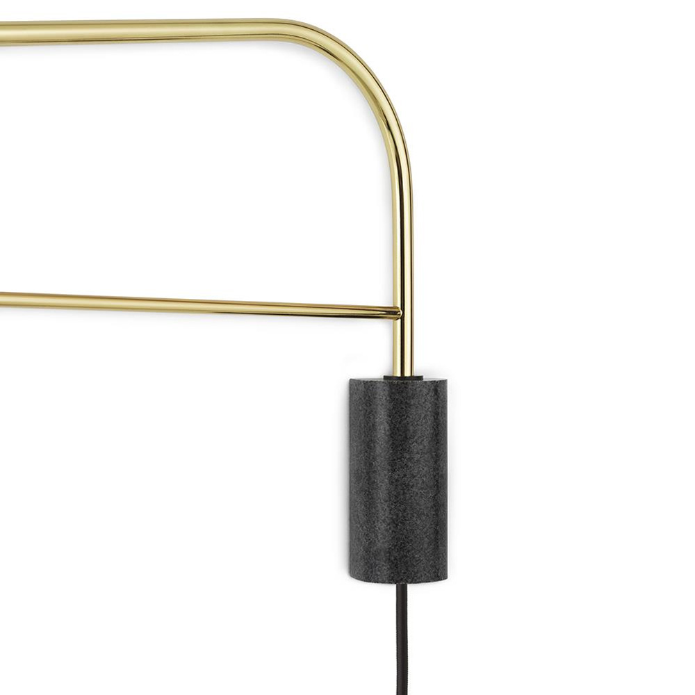 NormannCopenhagen_Grant_Wall_Lamp_111cm_Brass_03 - Edella Normann Copenhagen Grant Wall Lamp 111 cm seinävalaisin