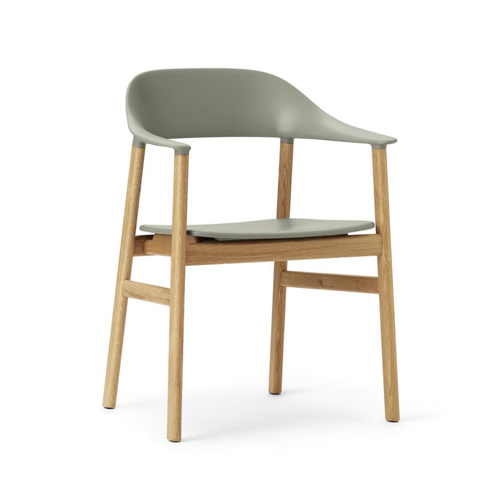 NormannCopenhagen_Herit_Armchair_Oak_Dusty_Green_01 - Edella Normann Copenhagen Herit Armchair Oak Dusty Green
