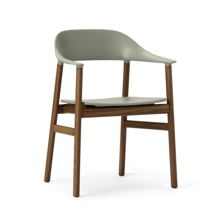 Normann Copenhagen Herit Armchair Smoked Oak Dusty Green