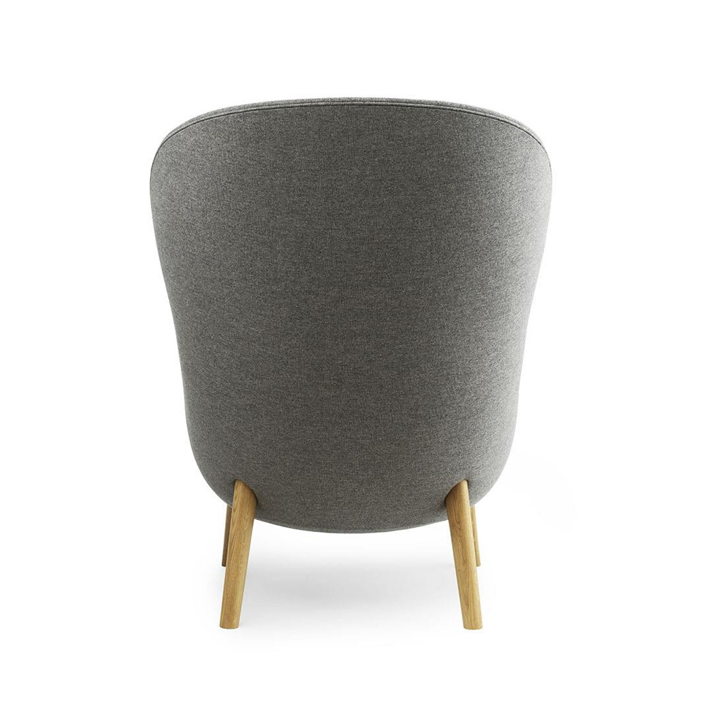 NormannCopenhagen_Hyg_Lounge_Chair_High_Oak_Main_Line Flax_04 - Edella Normann Copenhagen Hyg Lounge Chair High nojatuoli