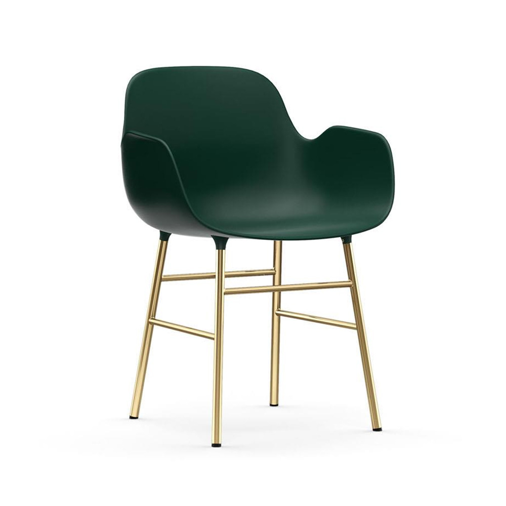 Normann_Copenhagen_Form_Armchair_Brass_01 - Edella Normann Copenhagen Form Armchair tuoli (messinki)