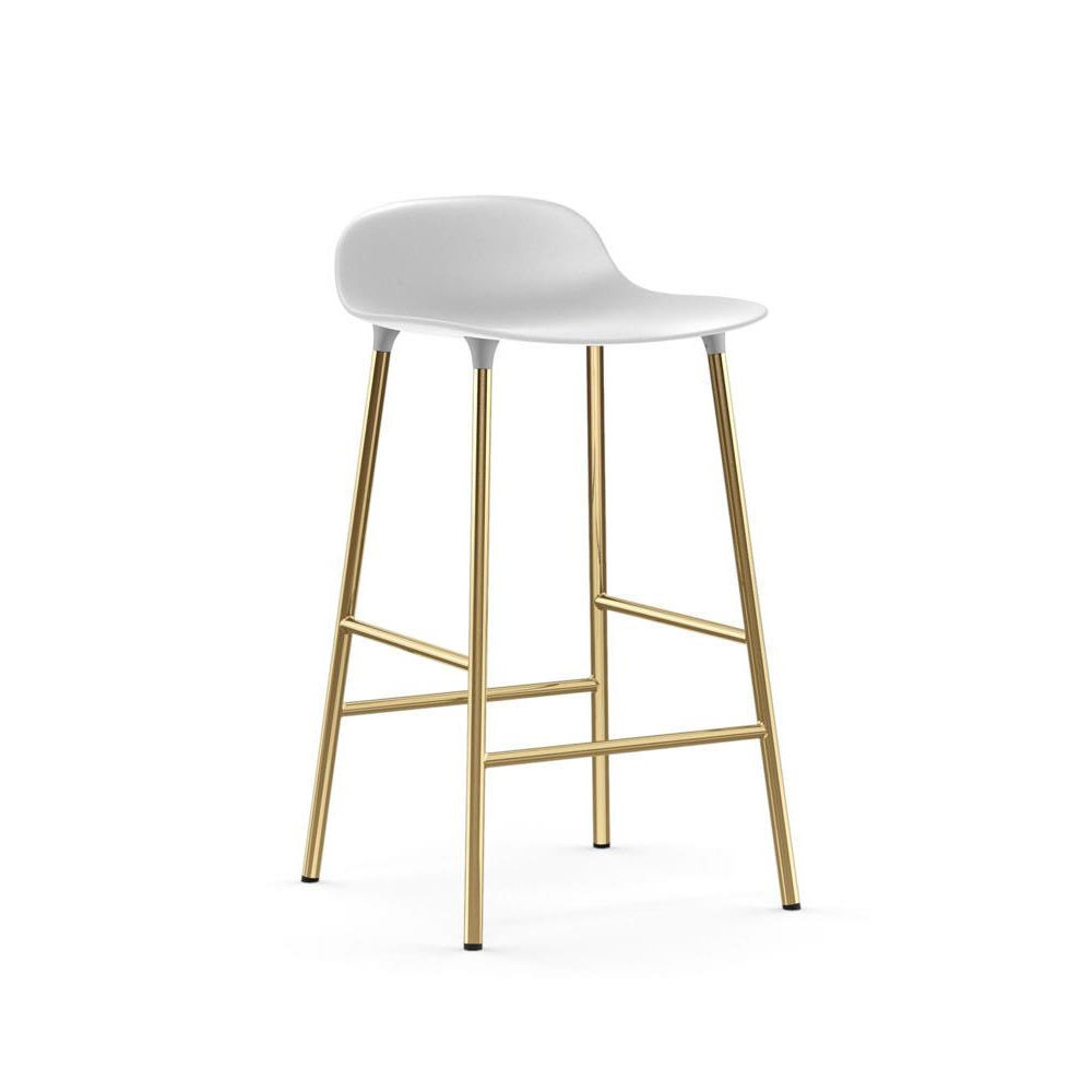 Normann_Copenhagen_Form_Barstool_65 cm_Brass_07 - Edella Normann Copenhagen Form matala baarituoli (messinki)